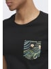 BLEND Rundhalsshirt BHFlorens in Schwarz