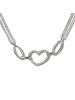 SilberDream 925 Sterling Silber Damen SilberDream Halsketten Herz  ca. 45cm