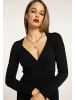 faina Damen Strickkleid in Schwarz