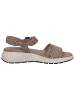 Caprice Sandale in BEIGE/BLACK