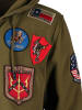 TOP GUN Sweatjacke TG20191057 in oliv