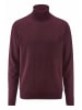 Hessnatur Hessnatur Rollkragenpullover Regular aus reiner Bio-Merinowolle in bordeauxrot