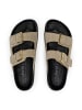 VITAFORM Veloursleder Pantoletten in taupe