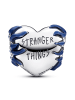 Pandora Silber Charm Stranger Things Glow-in-the-Dark Herz