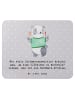 Mr. & Mrs. Panda Mousepad Softwareentwickler Glühbirne mit Spruch in Grau Pastell