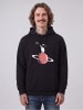 wat? Apparel Sweatshirt Astronaut says Hi in Schwarz