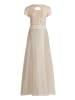 Vera Mont Abendkleid mit Stickerei in Rose Beige