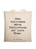 Mr. & Mrs. Panda Uni Tasche Spruch Autorin Magie mit Spruch in Creme