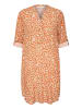 Kaffe Kleid KAida Regular fit in Red medium flower print