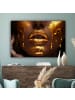 MuchoWow Leinwand bilder Goldenes Gesicht (BxH)