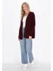 DreiMaster Maritim Women Cardigan in burgundy