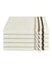 Schiesser Waschhandschuhset Skyline Color 5-teilig in Creme