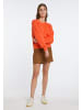 IZIA Damen Legerer Strickpullover in Orange
