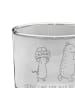 Mr. & Mrs. Panda Whiskey Glas Schildkröte Maus mit Spruch in Transparent