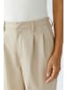 Oui Bundfaltenhose in light stone