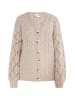 Usha Strickcardigan in Grau Beige