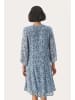 PART TWO Kleid ElkaPW Gerade Passform in Faded Denim Scattered Flower