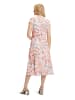 Betty Barclay Midikleid mit Raffung in Rose/Cream