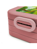 Mr. & Mrs. Panda Snackbox Schildkröte Pfeifen Design ohne Spruch in Rot Pastell