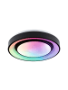 paulmann Deckenleuchte mit Rainboweffekt Dynamic RGB, Tunable White in Schwarz / Weiß