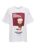 ONLY T-Shirt 'VIVVI LIFE' Weiß