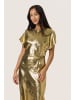 Soaked in Luxury Kleid SLMirmir Feminine Form in Golden Surface