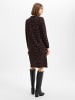 Olsen Sweatkleid in schoko schwarz - 0001