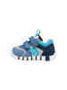 Geox Sneaker Kind aus Leder Lupidoo B.D Suede Mesh Dunkler Himmel