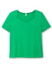 sheego T-Shirt in grasgrün