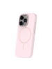 COFI 1453 TFO Silicone Thin Mag kompatibel mit Apple iPhone 15 Pro Max in Hellrosa