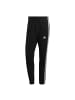 adidas Essentials French Terry Taped Elastic Cuff 3-Streifen Hose in Schwarz