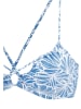 Venice Beach Bustier-Bikini-Top in blau