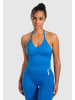 SMILODOX Crop Top Malena in Blau