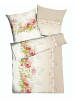 JACK 2 tlg. Feinbiber Bettwäsche 135x200cm Marianne Blumen in Natur