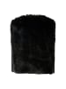 Zero  Weste in Felloptik in Black Beauty