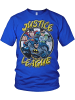 Justice League T-Shirt in Blau
