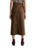 Marc O'Polo DENIM Wadenlanger Rock flared in Hazelnut Brown