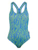 BECO the world of aquasports Badeanzug Zebra Vibes in blau-grün