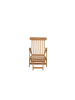 ebuy24 Sonnenliege Kenya Teak Dekor 60 x 150 cm