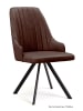58 aufm Kessel ESSZIMMERSTUHL (2er-Set) Deina 52x91x60 Schwarz/Marsala