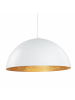 Licht-Erlebnisse Pendelleuchte Ø 50 x (T)100 cm in Weiß GoldWeiß Gold