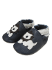 Bemesu Baby Krabbelschuhe aus Leder, weiche Lauflernschuhe mit rutschfester Sohle