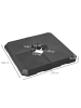 Outsunny Schirmständer L100 x B100 x H9,5 cm Schwarz