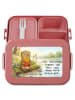 Mr. & Mrs. Panda Brotdose Otter Pommes Design mit Spruch in Rot Pastell