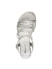 Tamaris Riemchensandaletten in Silber