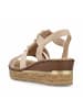rieker Keilsandalen für Damen in creme