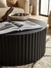 KADIMA DESIGN Couchtisch 67x67x31 cm Metall Sofatisch Rund, Design
