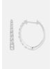 Ethische Diamanten Ohrringe aus 375 Weißgold mit Lab Grown Diamant