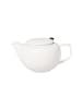 Villeroy & Boch Teekanne mit Deckel & Filter Afina 420 ml weiß in weiß