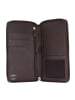 Golden Head Polo Geldbörse RFID Schutz Leder 21.5 cm dunkelbraun